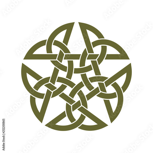 Photography Celtic star knot