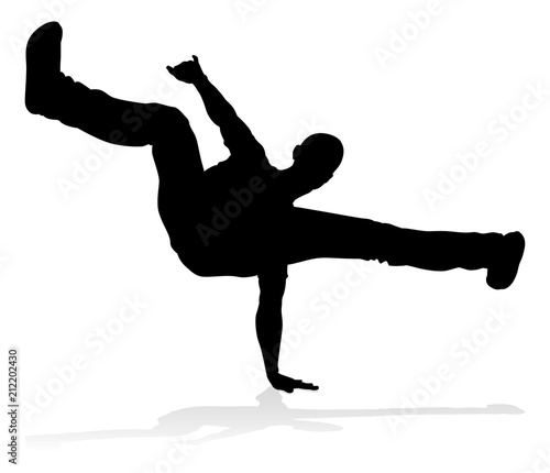 Street Dance Dancer Silhouette