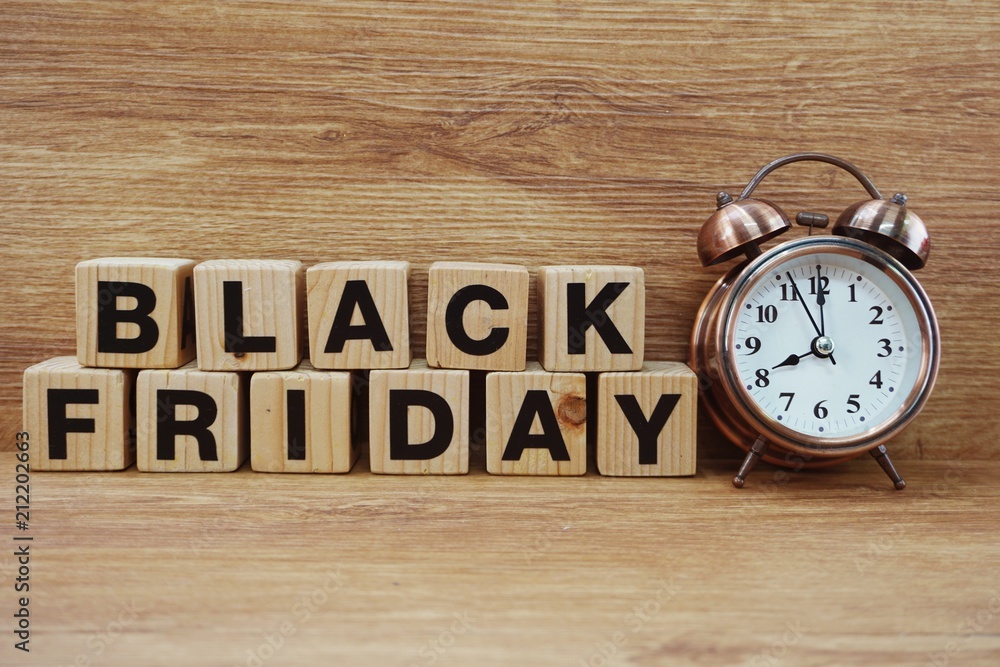 black friday sale shopping concept alphabet on wooden background black friday sale shopping concept alphabet on wooden background