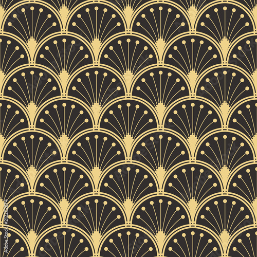 Abstract art deco seamless pattern 08