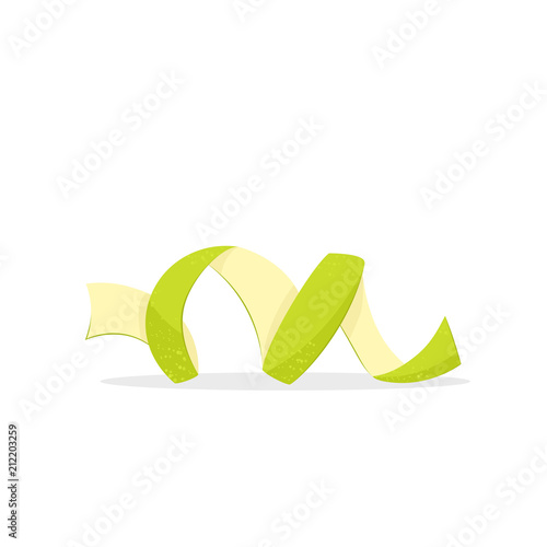 Lime spiral zest