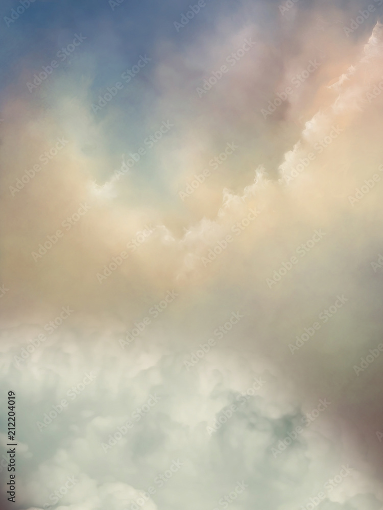 Fantasy background with cloud