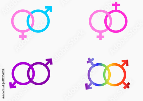 Lgbt pride sing and symbol.Illustration vector.