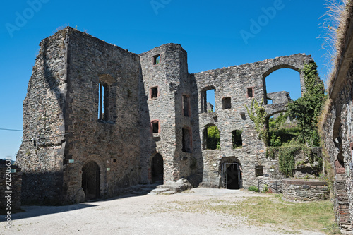 castle ruin Konigstein im Taunus, interior view, Germany