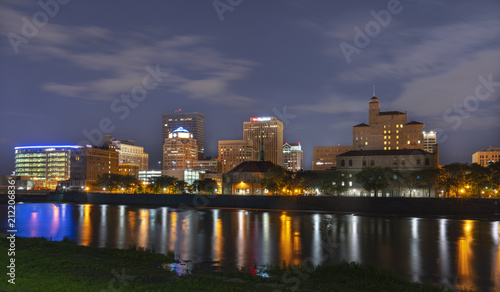 Dayton, Ohio at Night