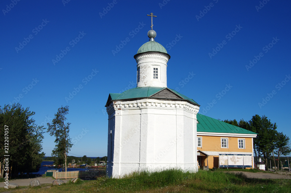 SOLOVKI, REPUBLIC OF KARELIA, RUSSIA - August, 2017: Solovki Monastery at summer day