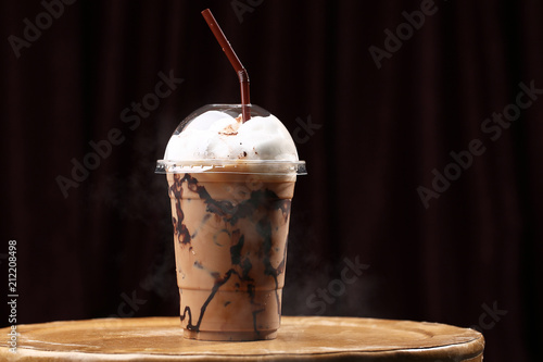 Mocha ice coffee