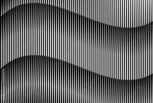 monochrome stripe waving line background pattern