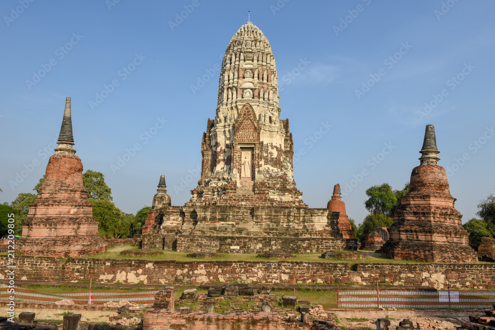 Temple of Ayutthaya historical park, Thailand