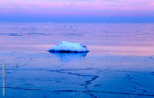 American Lake with an Iceberg photo