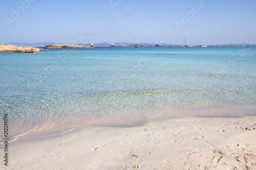 Beach Ses Illetas  Formentera    Spain