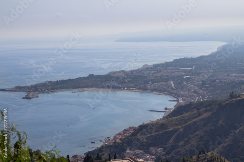 Panorama view from Taormina, Italy © robertdering