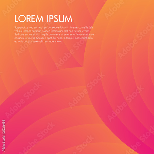 Rose orange gradient vibrant - abstract trendy background