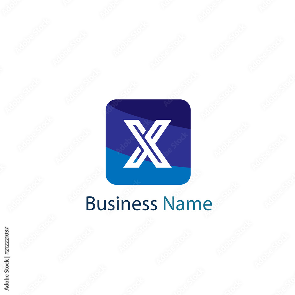 Obraz premium Letter X Logo Template Design