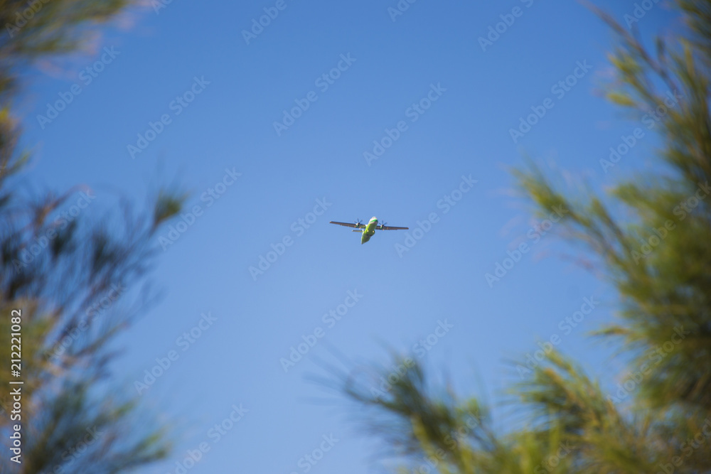take off, cruising or landing of some airline aircraift in air, nearby airport, huge and safe option of transport, safest traveling take off, cruising or landing of some airline aircraift in air, nearby airport, huge and safe option of transport, safest traveling