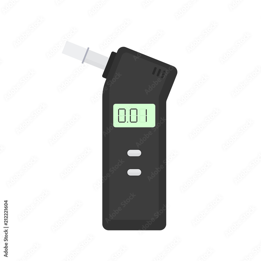 Fotografie Breath alcohol tester icon