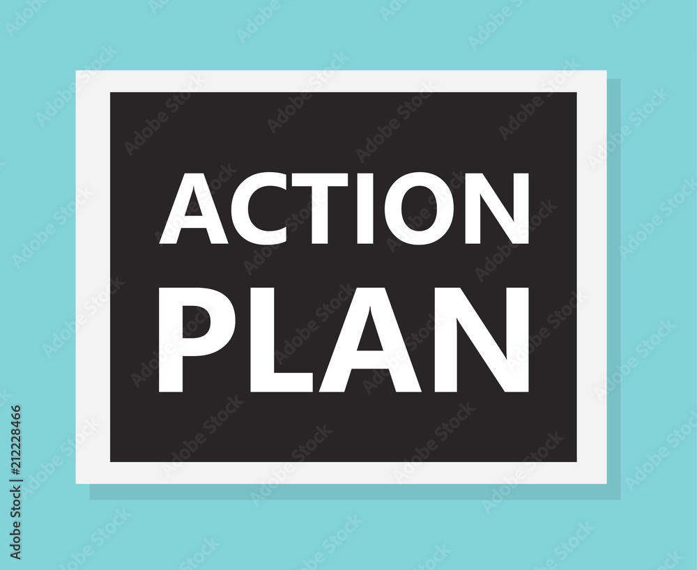action plan concept- vector illustration action plan concept- vector illustration