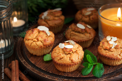 Gluten free pumpkin and carrot muffins