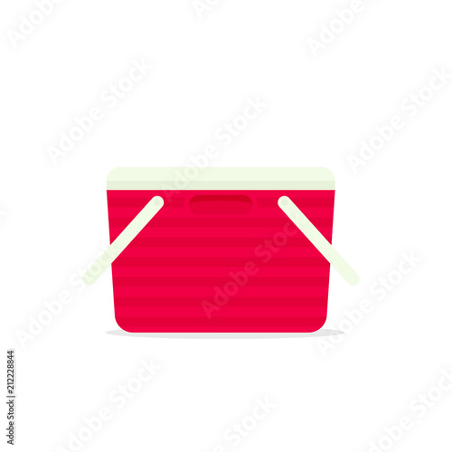 Red cooler bag