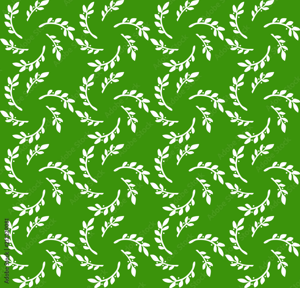 Vector Seamless set of Floral Pattern of olive branches. Hand Drawn Floral Texture, Decorative Leaves, Coloring Book vector illustration on colour background eps10 Vector Seamless set of Floral Pattern of olive branches. Hand Drawn Floral Texture, Decorative Leaves, Coloring Book vector illustration on colour background eps10