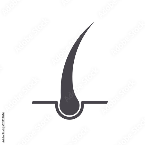 Hair test icon