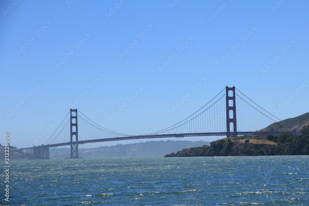 Morning View of the Golden Gate Bridge in San Francisco