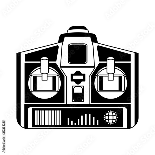 Drone remote control vector illustration graphic design