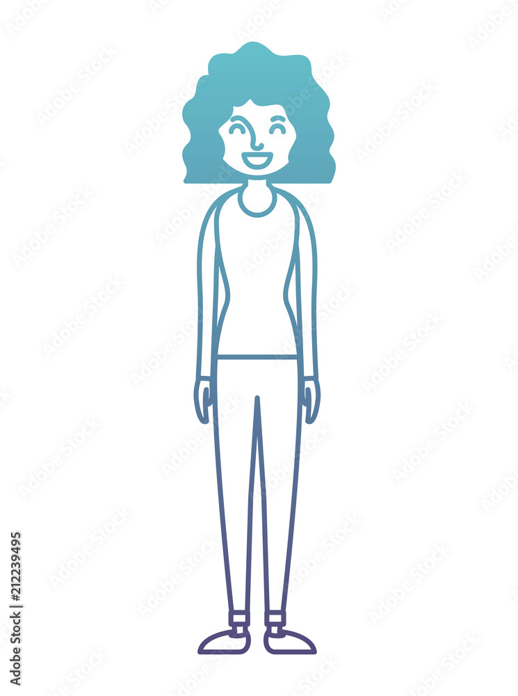 beautiful and young woman character vector illustration design beautiful and young woman character vector illustration design