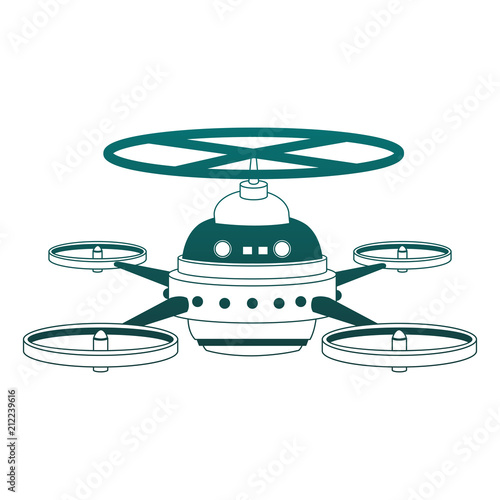 RC drone isolated vector illustration graphic design