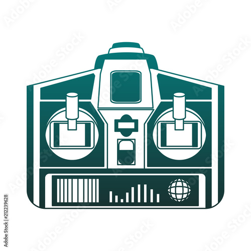 Drone remote control vector illustration graphic design