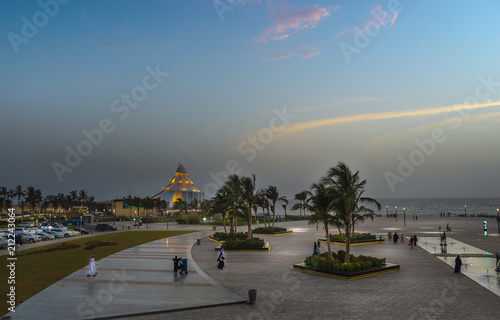 Jeddah Cityscape Sunset