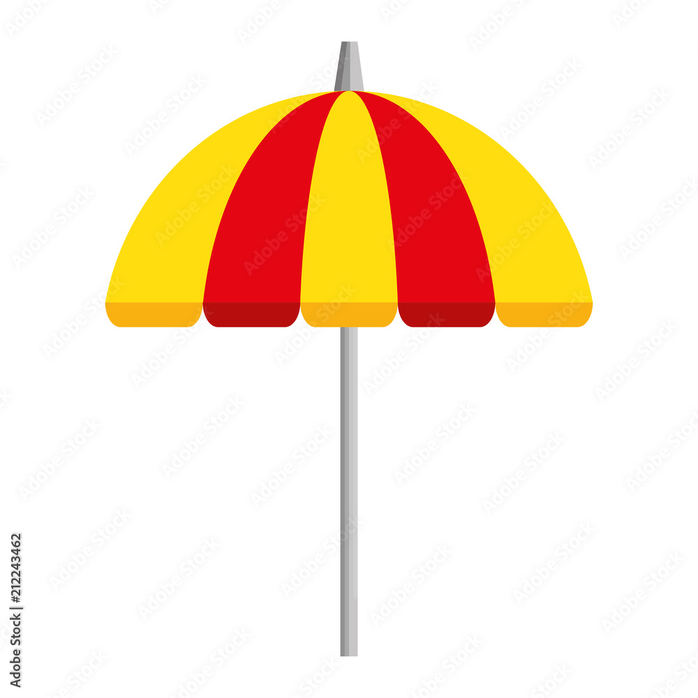 Obraz premium umbrella beach isolated icon