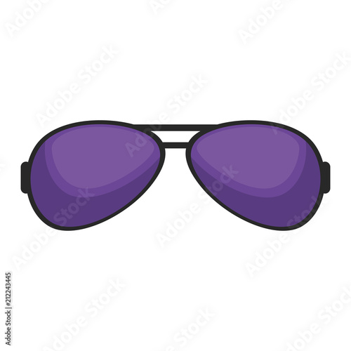 sunglasses summer isolated icon