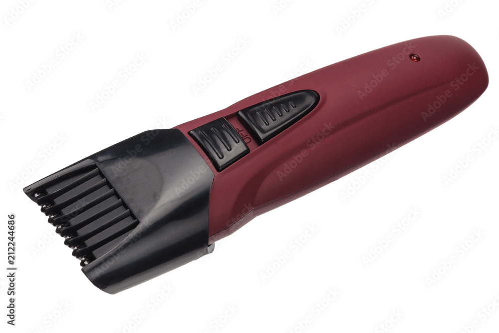 Hair Barber Clippers, Haircut isolated on white background Hair Barber Clippers, Haircut isolated on white background