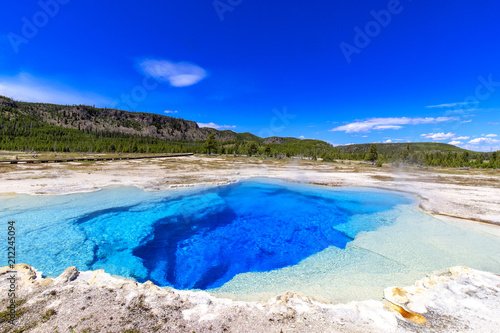 Sapphire Pool in Yellowstone National Park