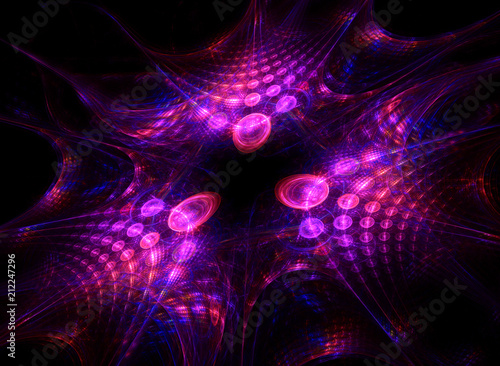 Abstract background element. Fractal graphics series.