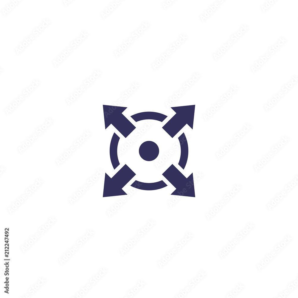 expand, extend vector icon expand, extend vector icon