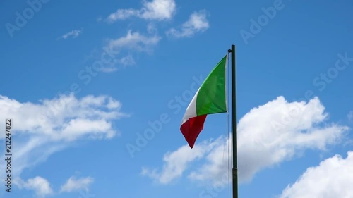 bandiera Italiana photo