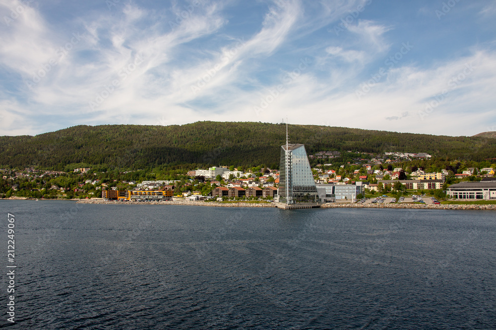 Fototapeta premium Urban landscape in Norway, Molde