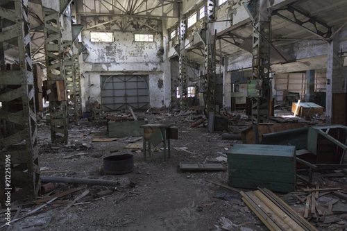 Ruins of buildings,  abandoned Factory © yosuke14