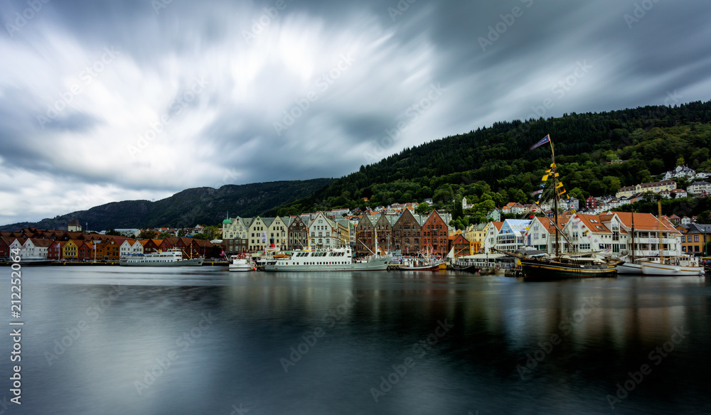 Obraz premium Urban landscape in Norway,Bergen