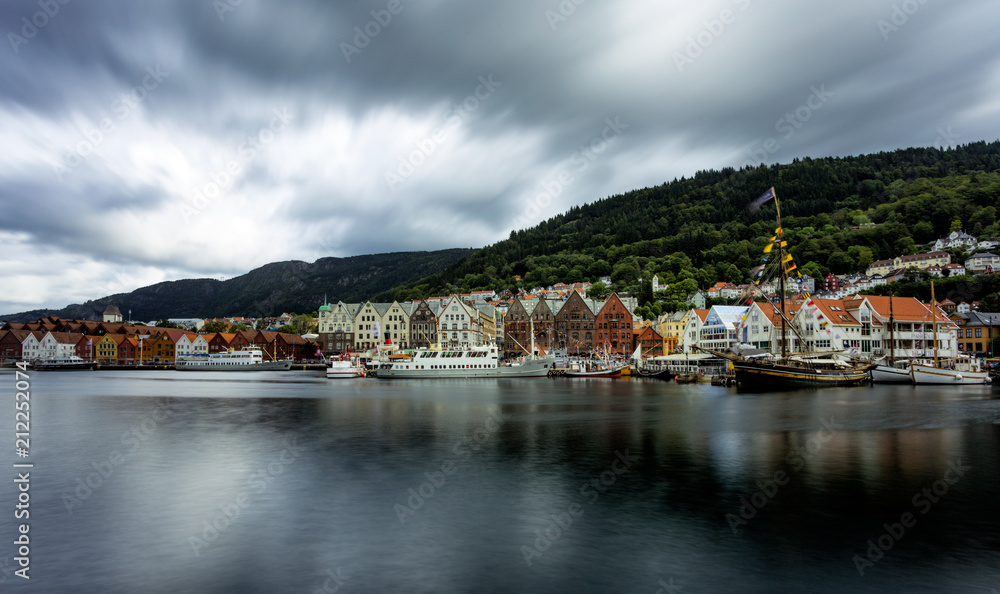 Urban landscape in Norway,Bergen