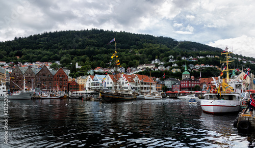 Urban landscape in Norway,Bergen