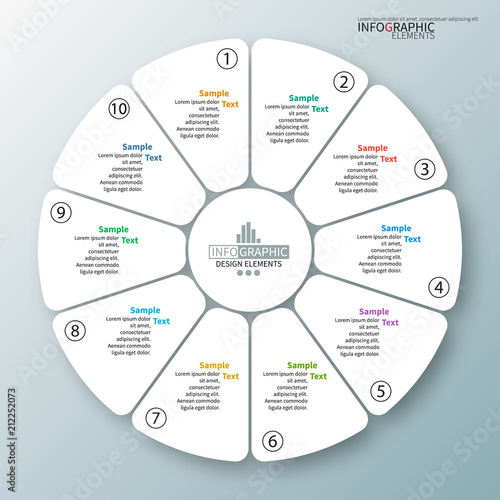 Abstract 3D Paper Infographics