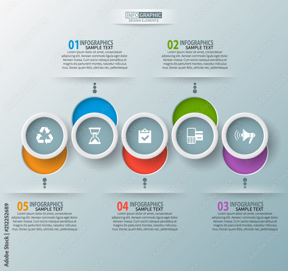 Abstract 3D Paper Infographics Abstract 3D Paper Infographics