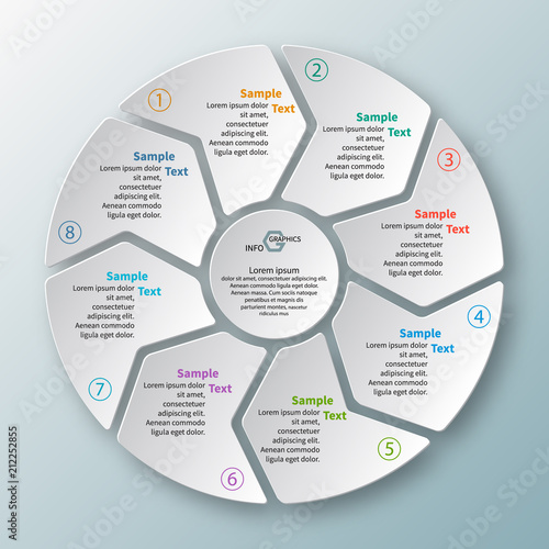 Abstract 3D Paper Infographics