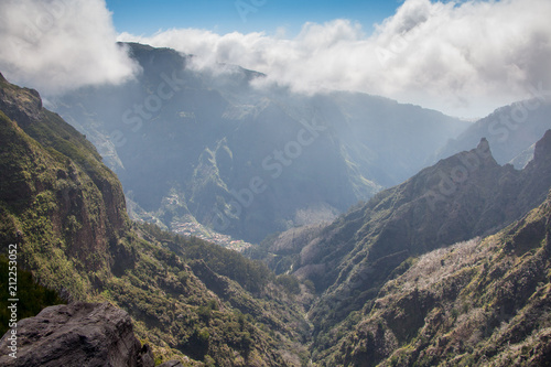 Steep valley on Madeira