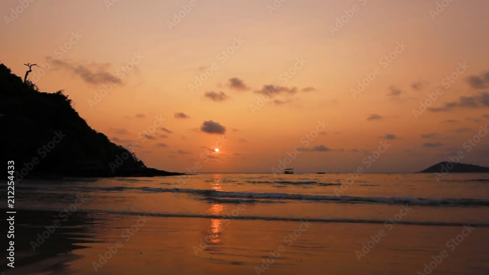sea and sky at sunset time from tilt shift lens, high definition, Full HD, 1920x1080 sea and sky at sunset time from tilt shift lens, high definition, Full HD, 1920x1080