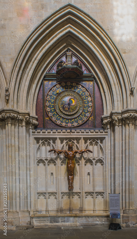 Wells Cathedral, Somerset, England, UK (Clock)