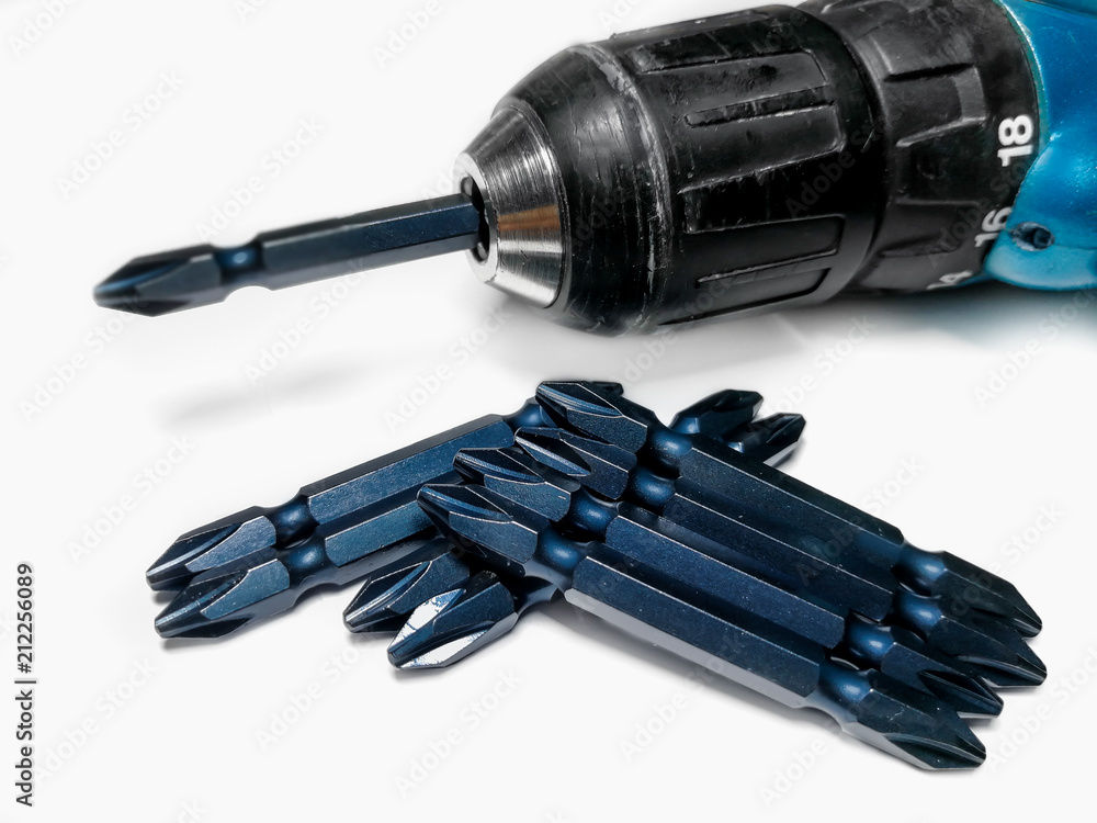 Metal, Single Object, Steel, Electric Screwdriver Metal, Single Object, Steel, Electric Screwdriver